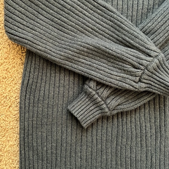 Navy Blue Sweater Dress - Picture 3 of 3